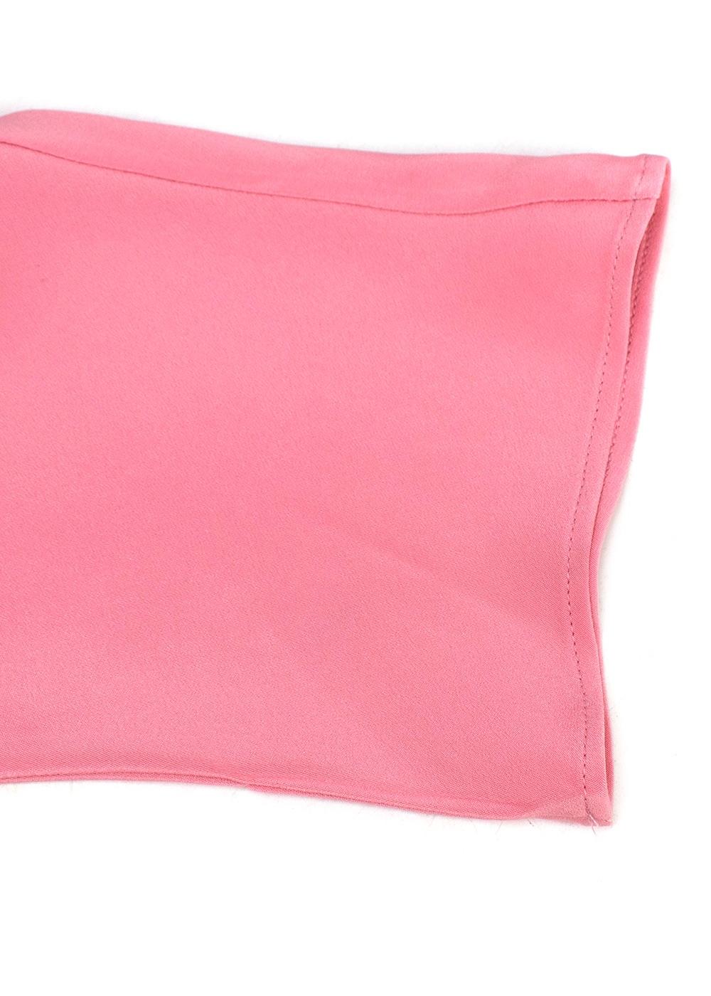 AKRIS Pink Mulberry Silk Top