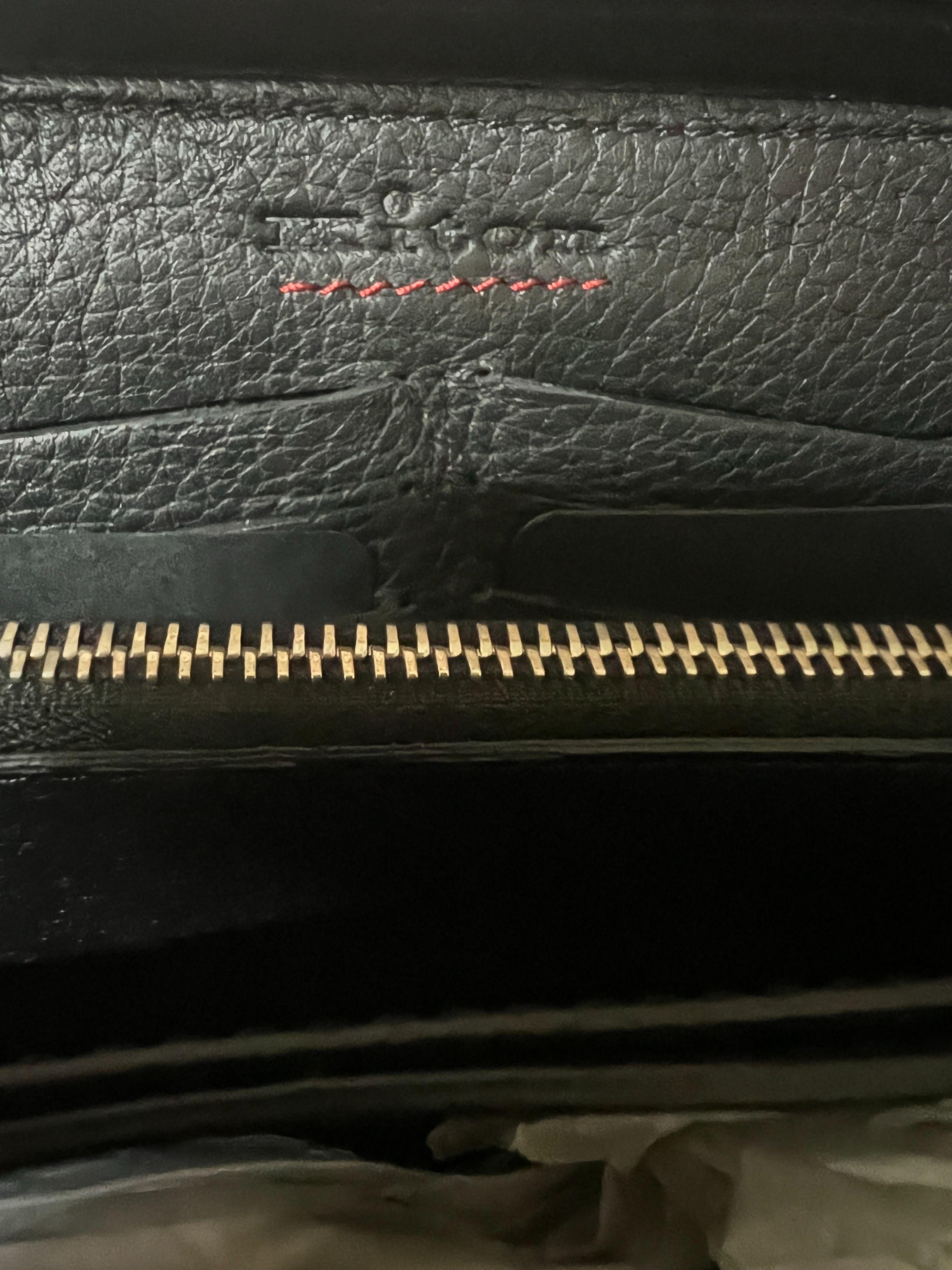 Black Leather Travel Wallet