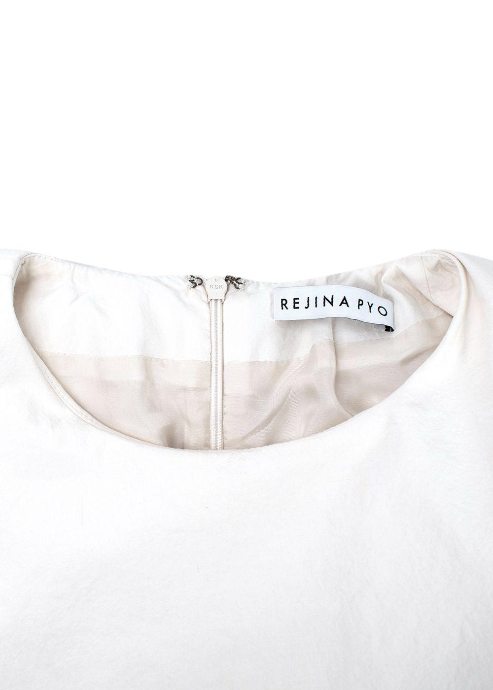 Rejina Pyo White Chambray Midi Dress