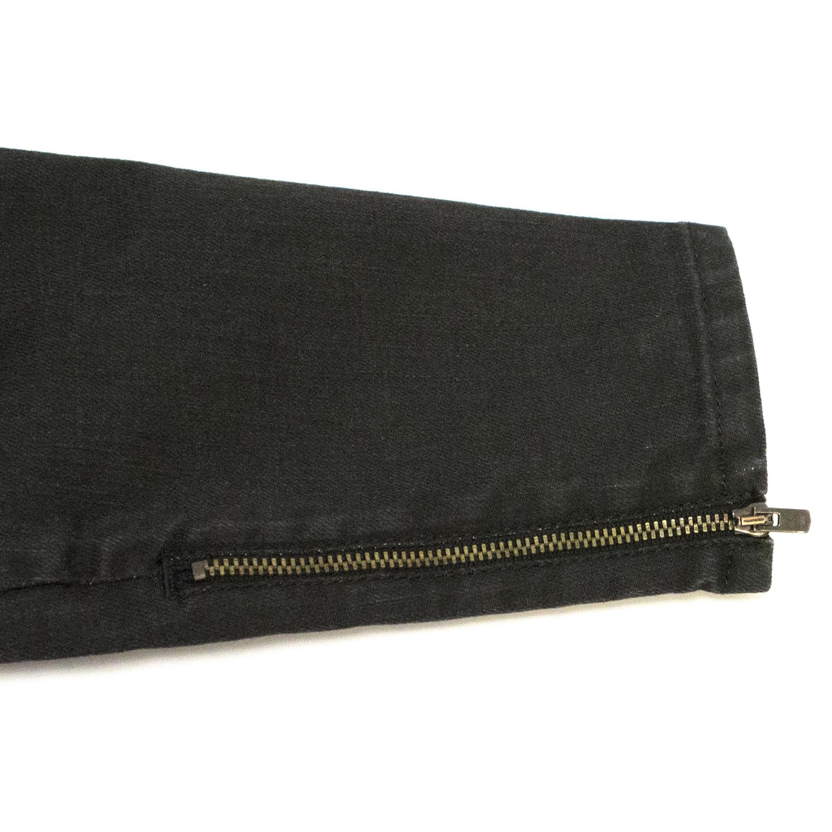 Stella McCartney Grey/Black Jeans With Star Embellishment