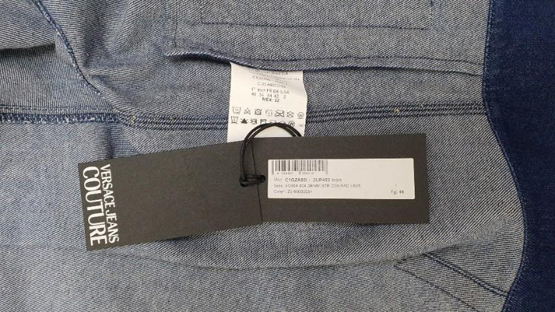 Versace Jeans Couture Gold Tip Denim Jacket