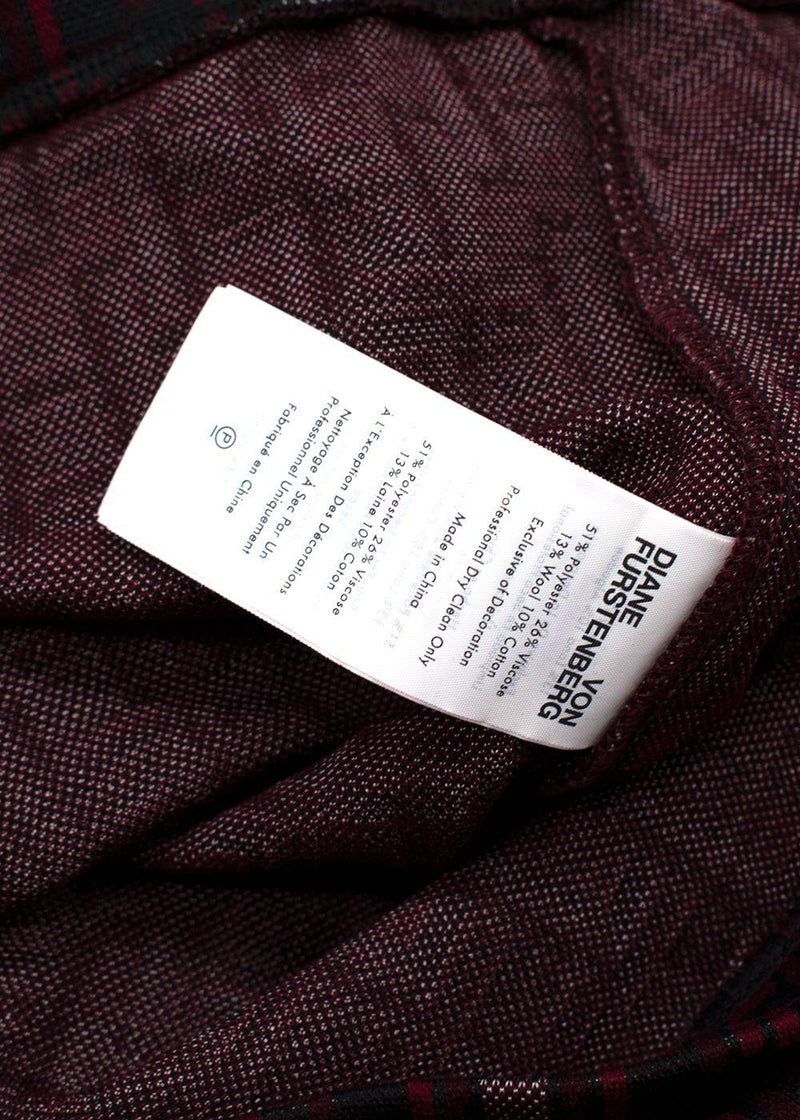 Diane Von Furstenberg Red Tavolara Trousers