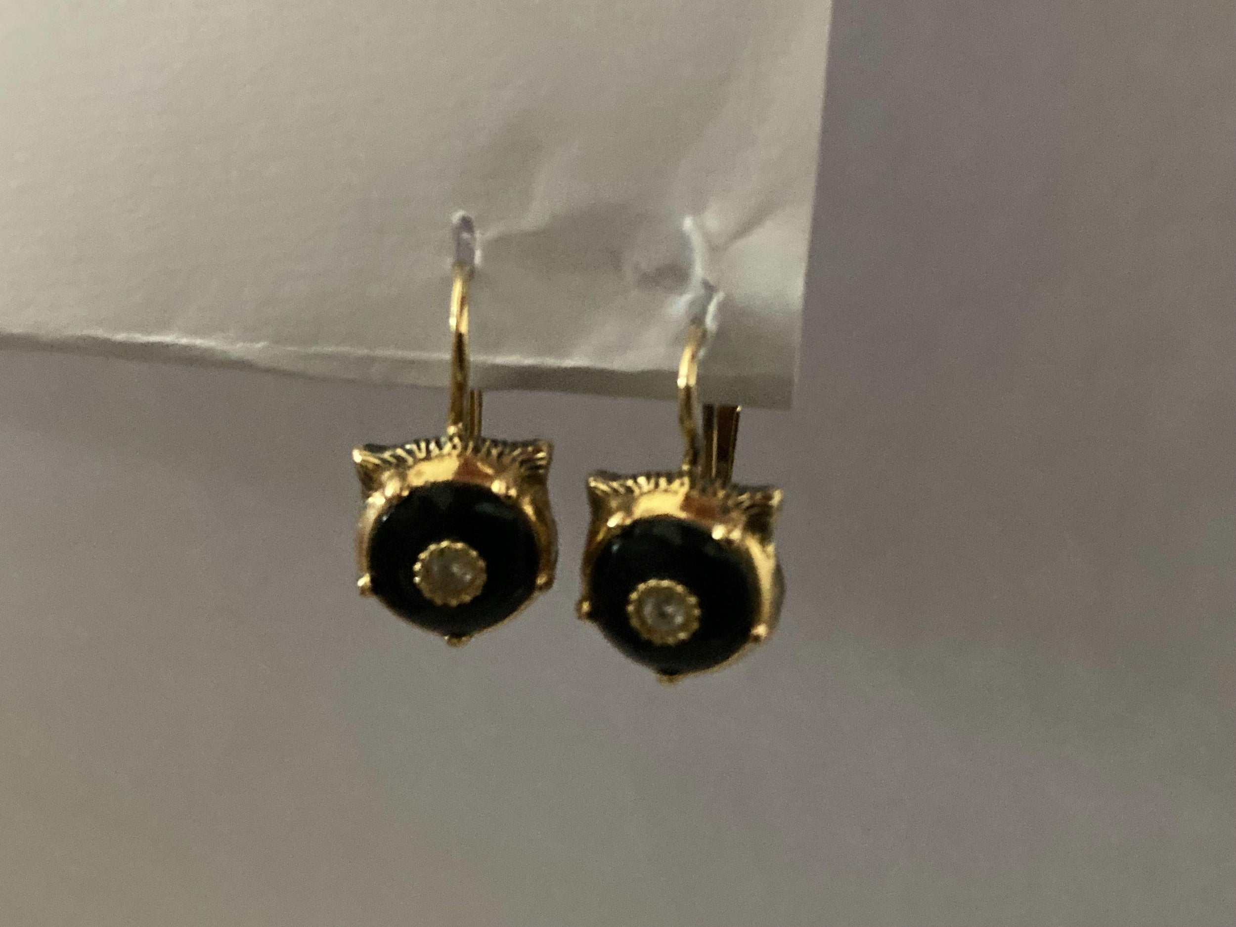 Gucci 18ct  Black Onyx earrings