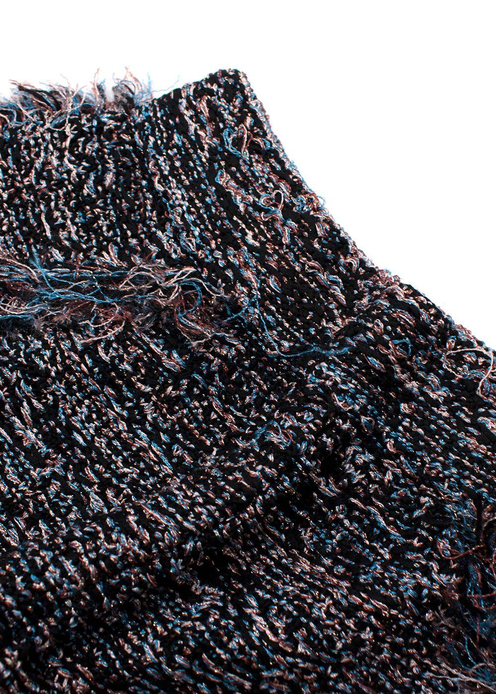Missoni Black Metallic Soft Tweed  Shorts
