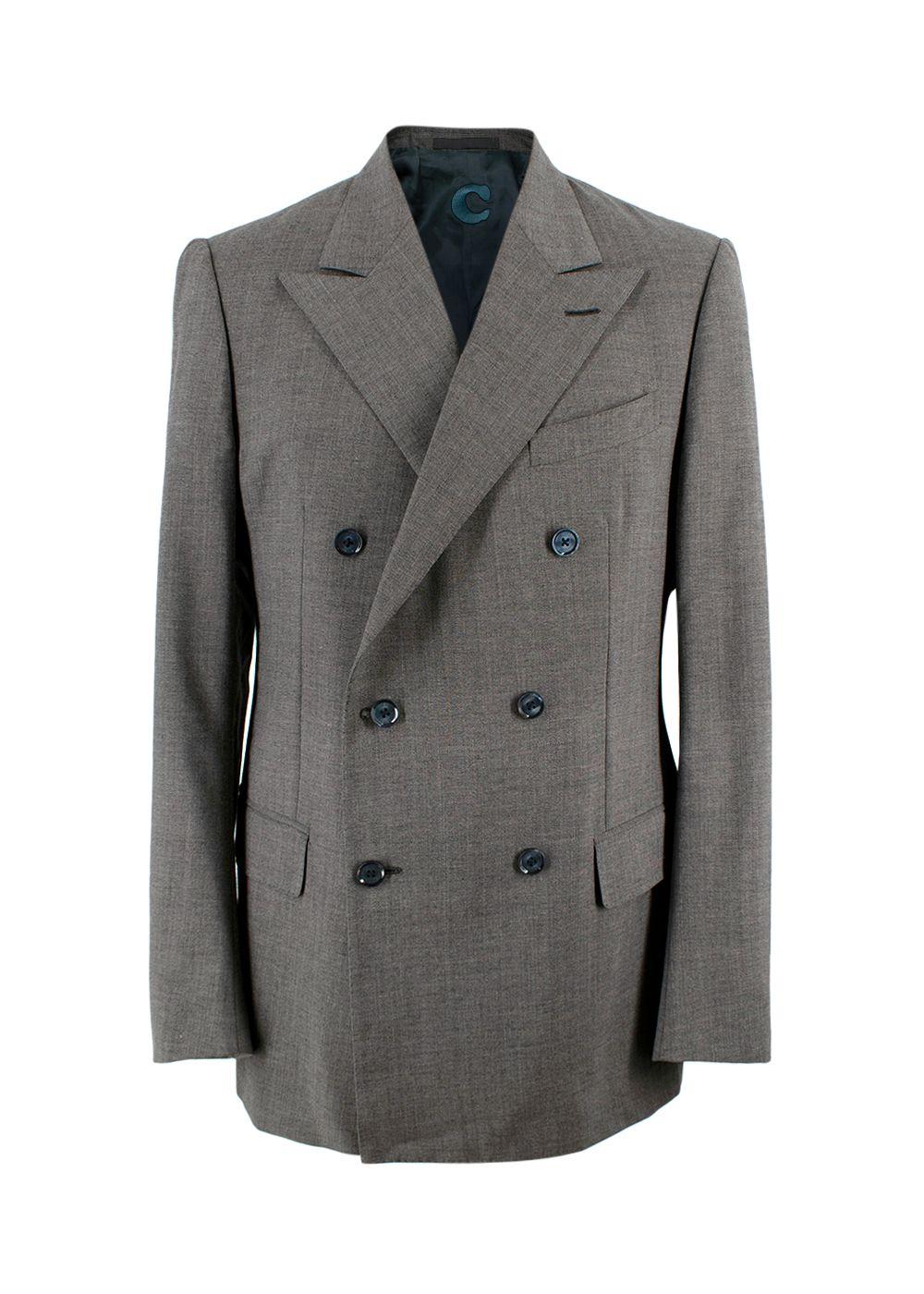 Caruso Grey Double Breasted Suit