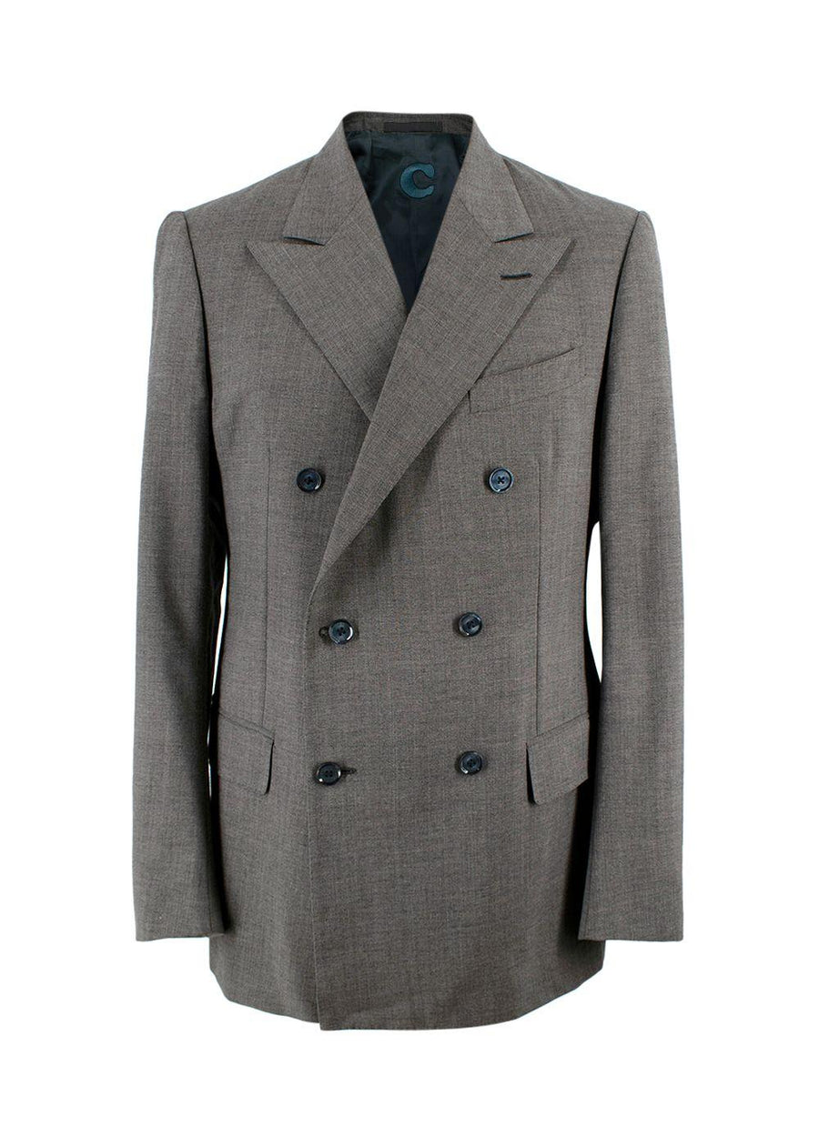Caruso Grey Double Breasted Suit