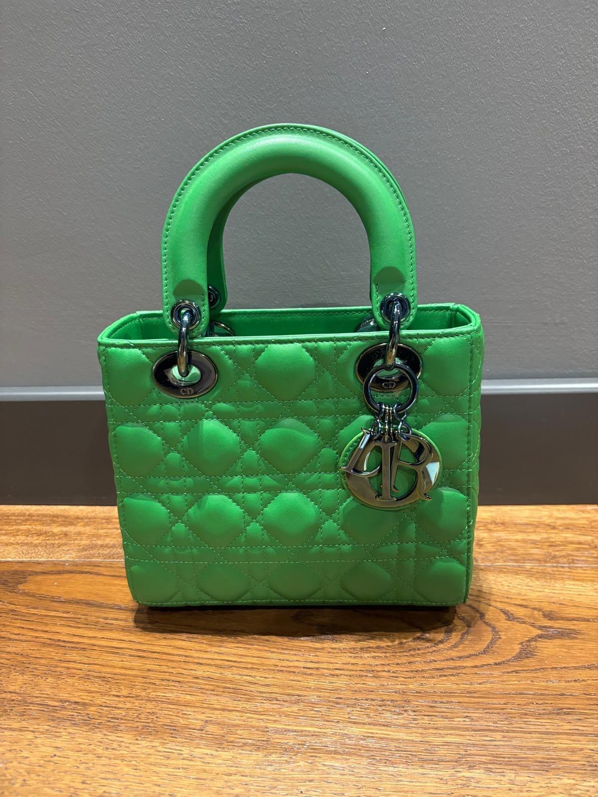 Dior Green Lady Dior Bag