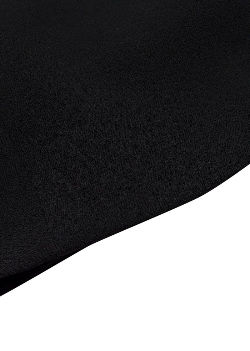 Self-Portrait Black Embellished Off-Shoulder Top & Mini Skirt Set