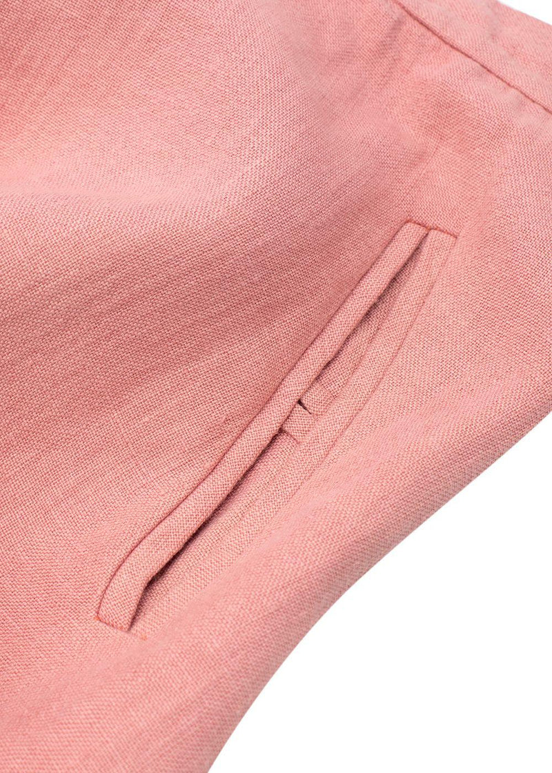 Pink Twill Mini Skirt