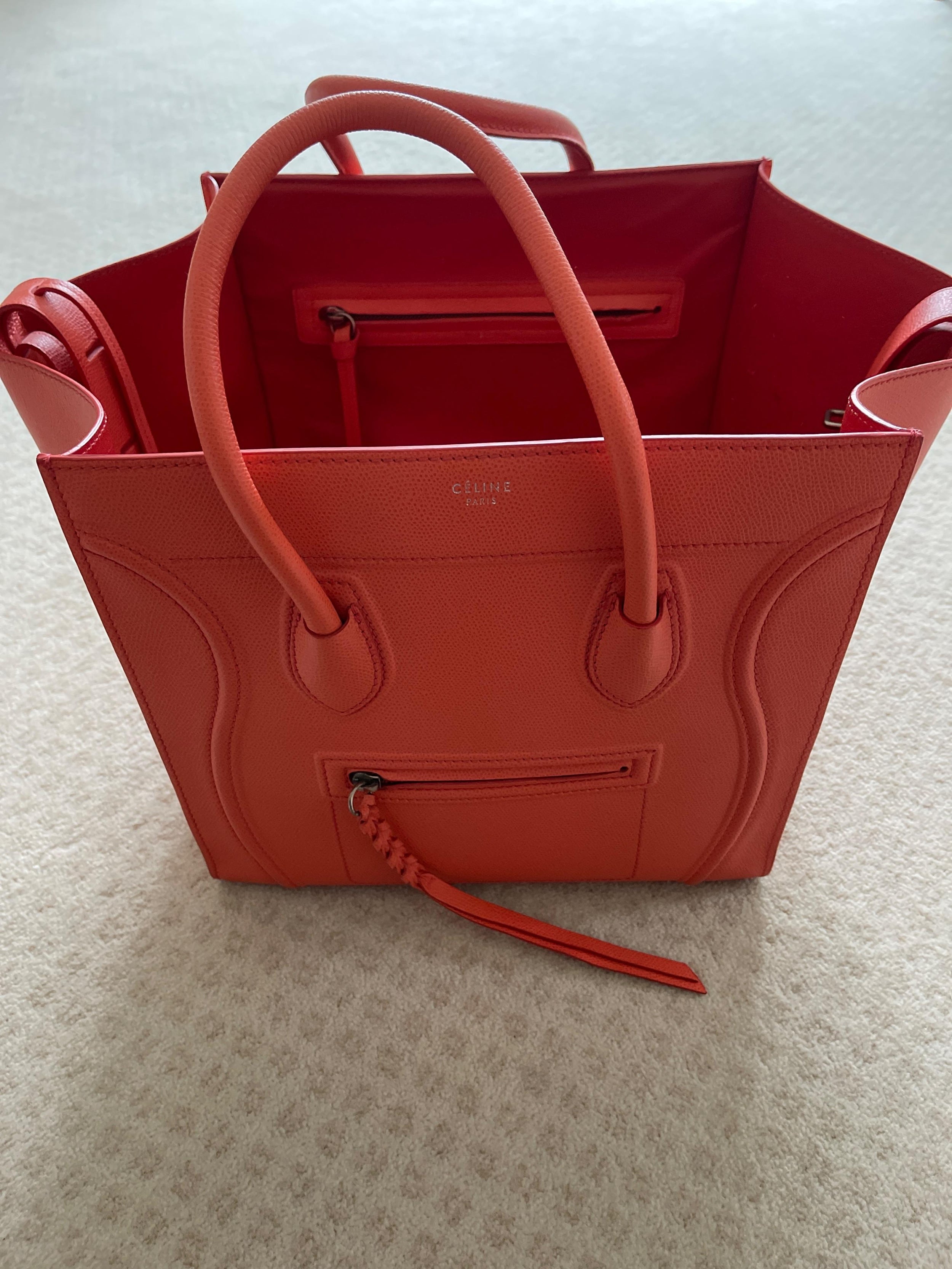 Orange Phantom Luggage Tote