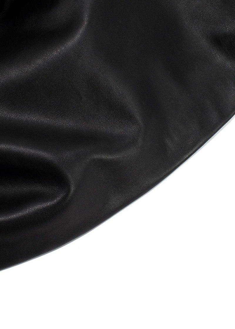 De La Vali Connie Faux Leather Mini Dress