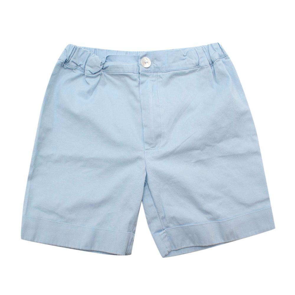 Ludo Ptommi Kids Blue Cotton Shorts