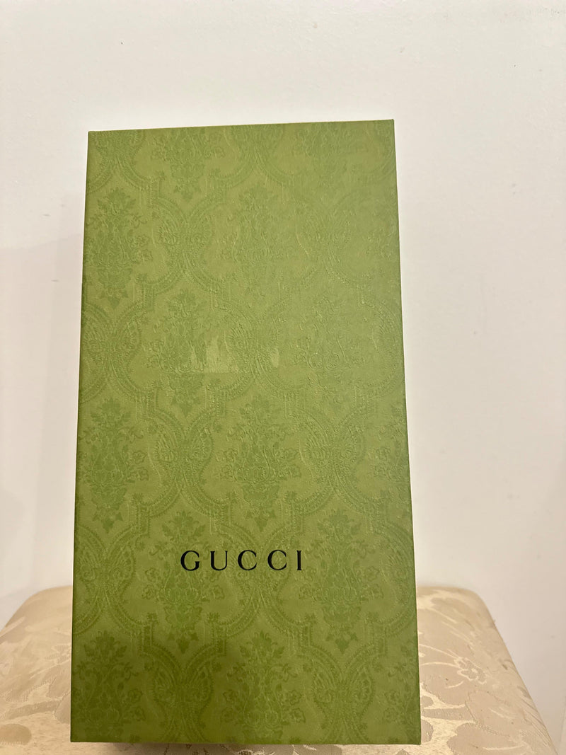 Gucci Crystal GG Slingback 75mm Pump