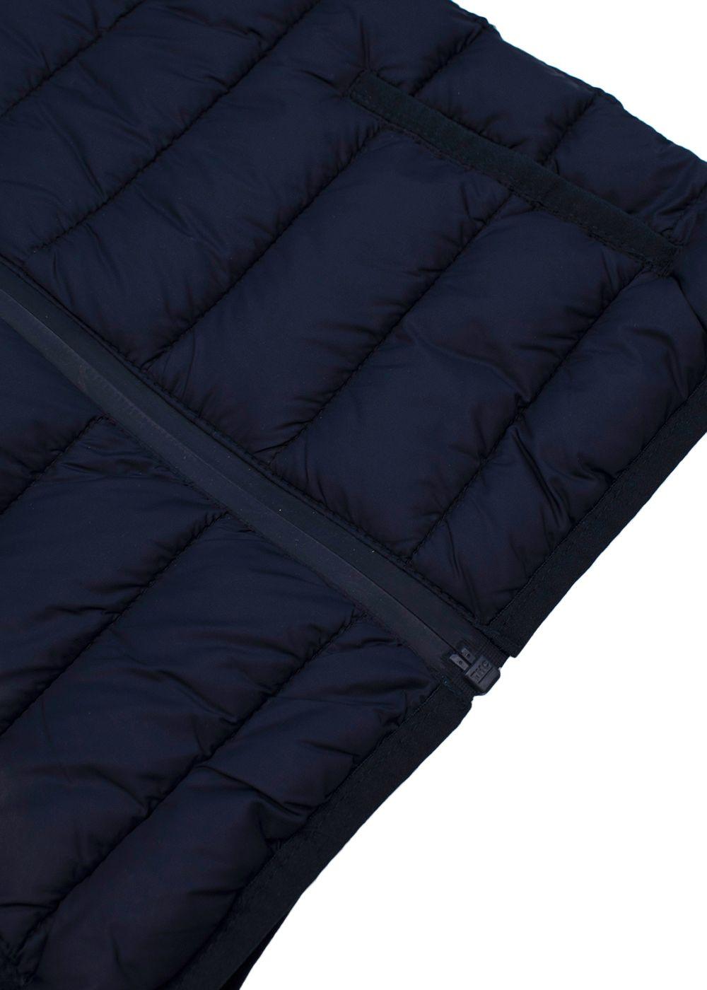 kids 4Y navy blue quilted puffer jacket