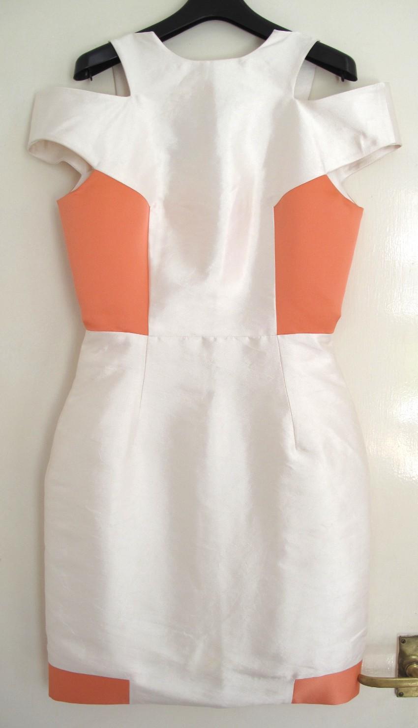 William Tempest Silk Pencil Cut Out Dress