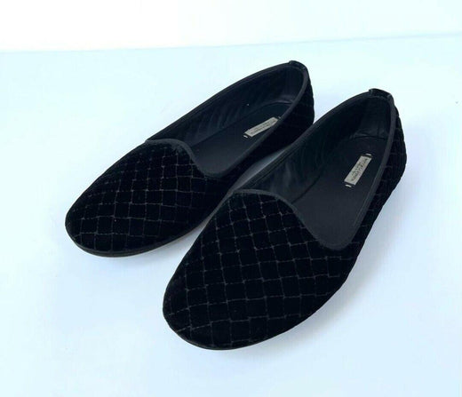 Quilted Velvet Gondoliera Flats