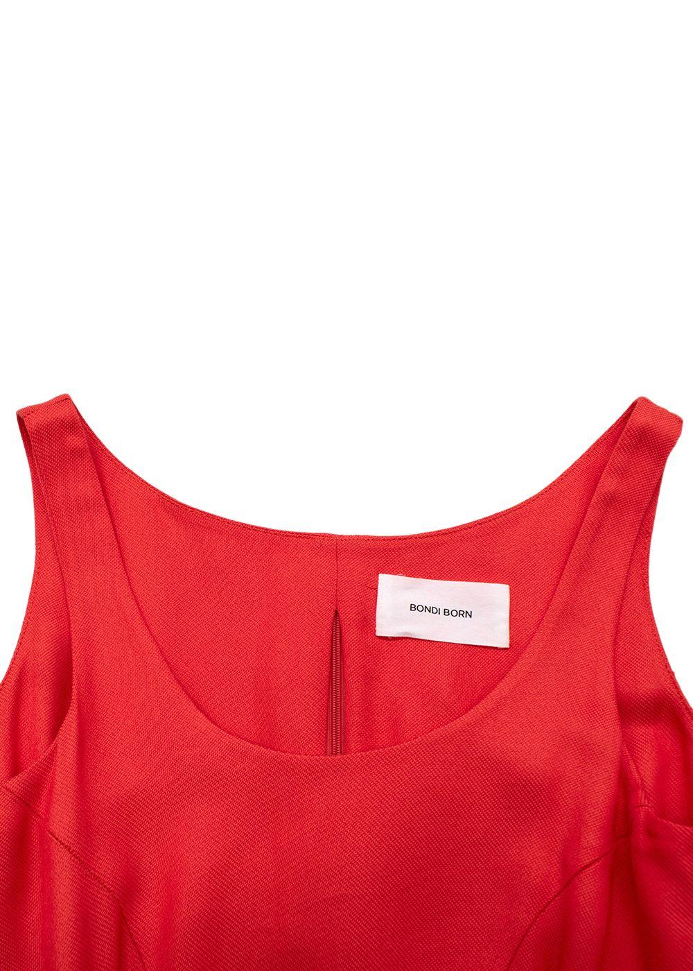 Bondi Born Sunset Orange Cut Out Maxi Dress