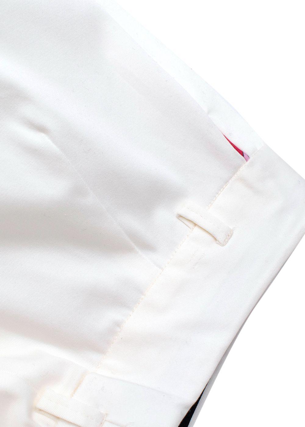 Emilio Pucci White Tailored Shorts