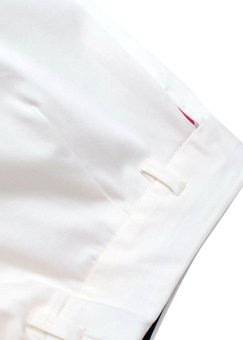 Emilio Pucci White Tailored Shorts