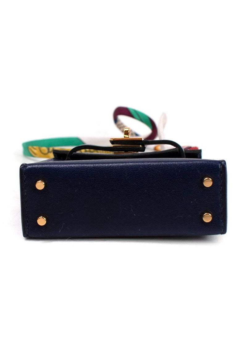 Hermes Tadelakt Micro Kelly Twilly Bag Charm