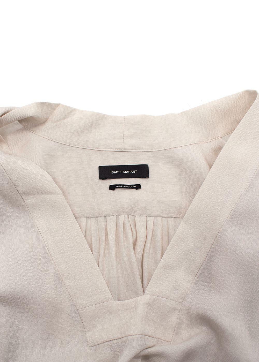 Isabel Marant Light Grey Silk Blouse