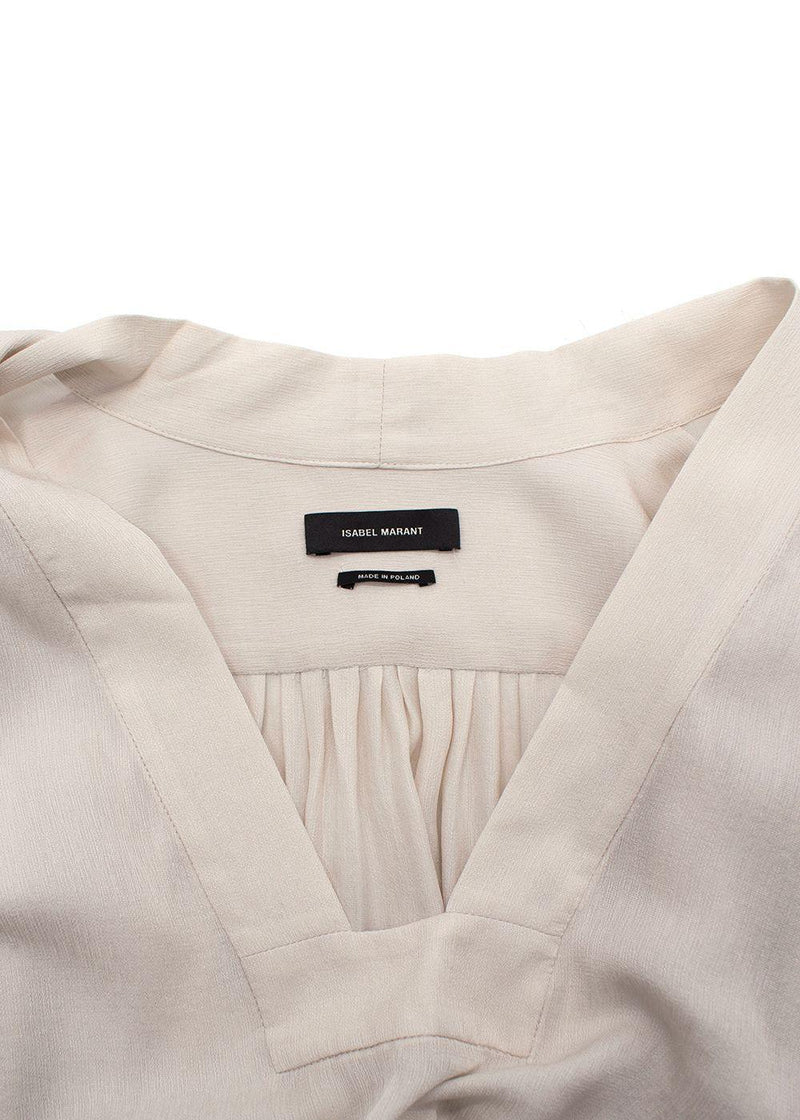 Isabel Marant Light Grey Silk Blouse