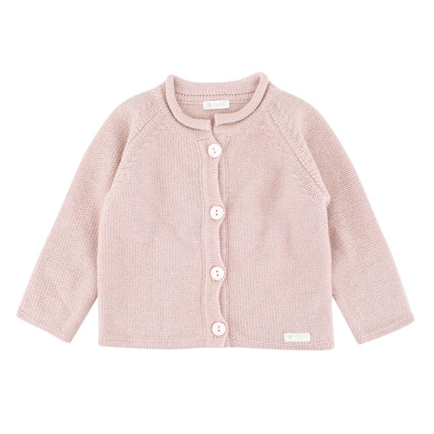 Nanan Girls 12M Pink Knit Cardigan