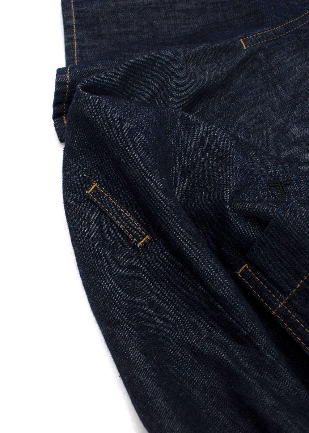 Dior Navy Denim Short Sleeve Shirt