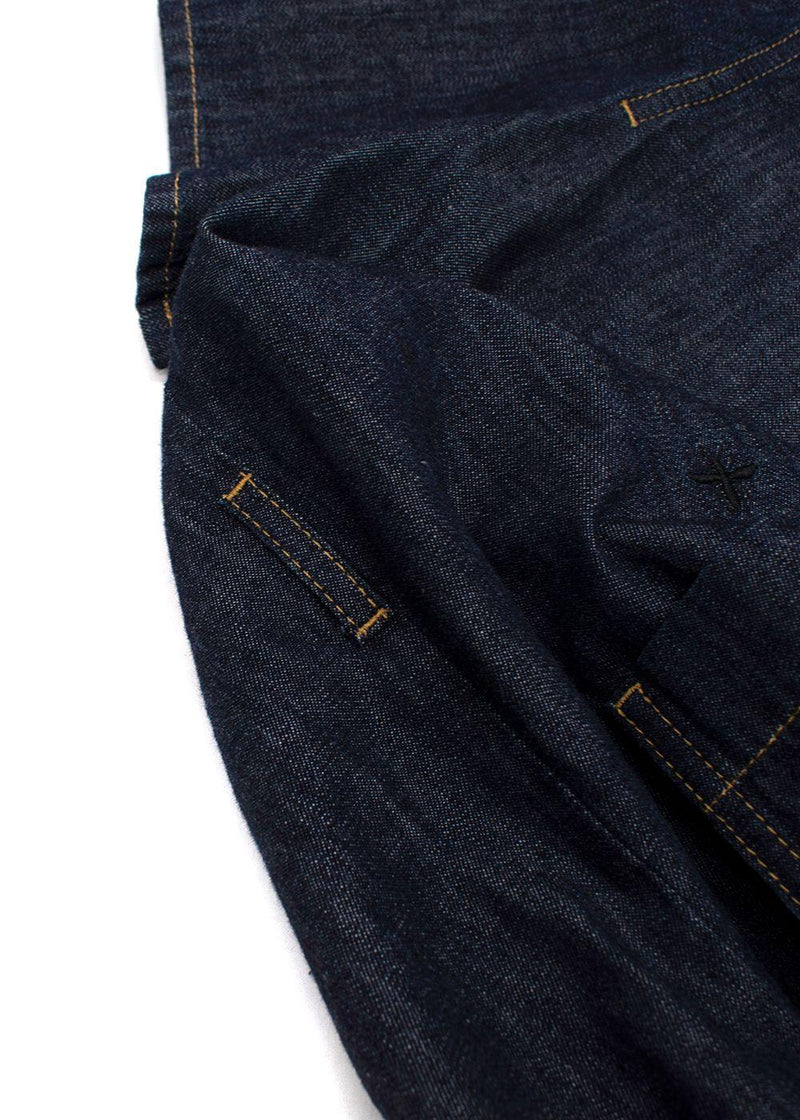 Dior Navy Denim Short Sleeve Shirt