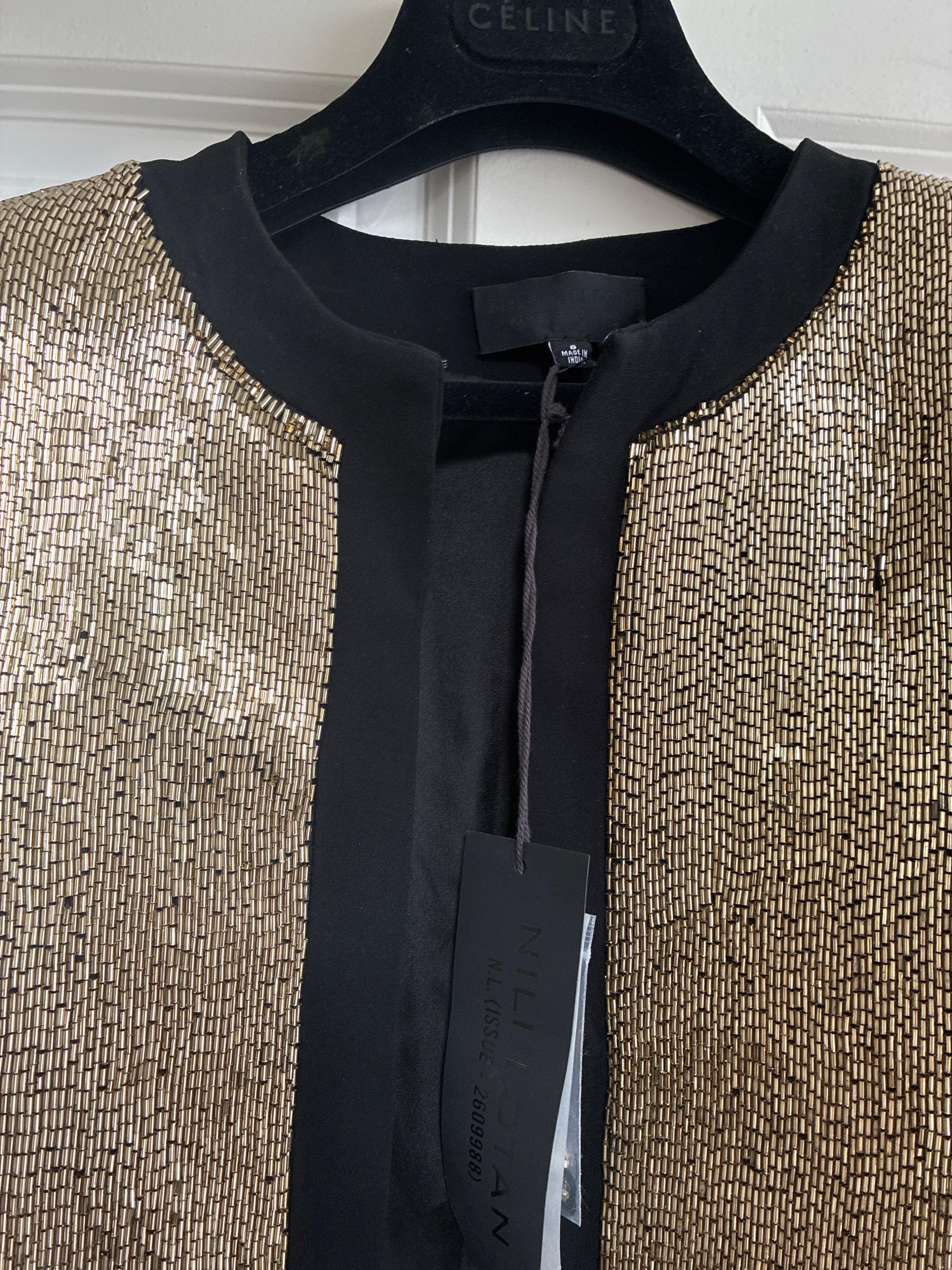 Gold Sequin Short Jacket