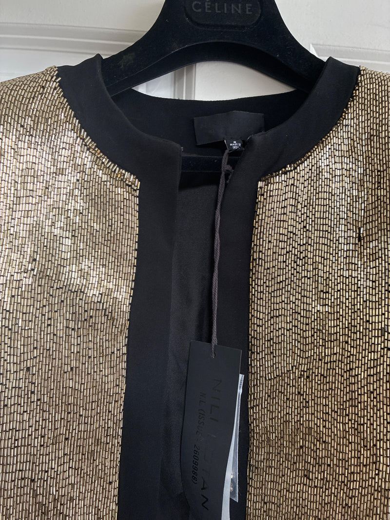 Gold Sequin Short Jacket