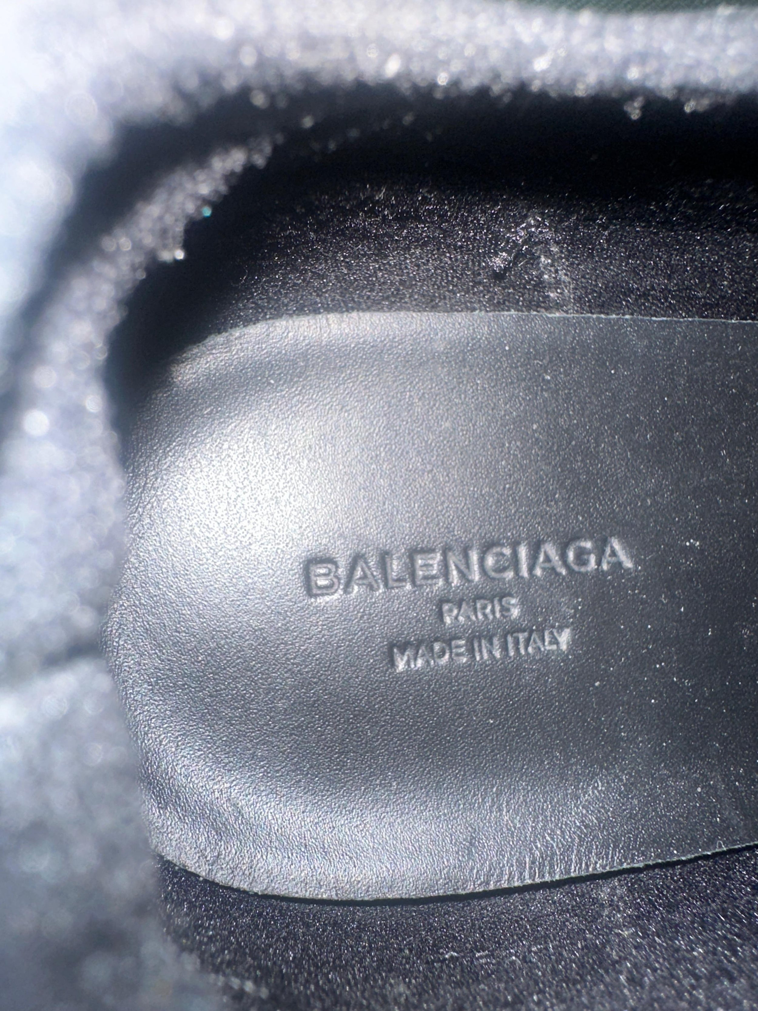 Balenciaga Black Race Runner Sneakers