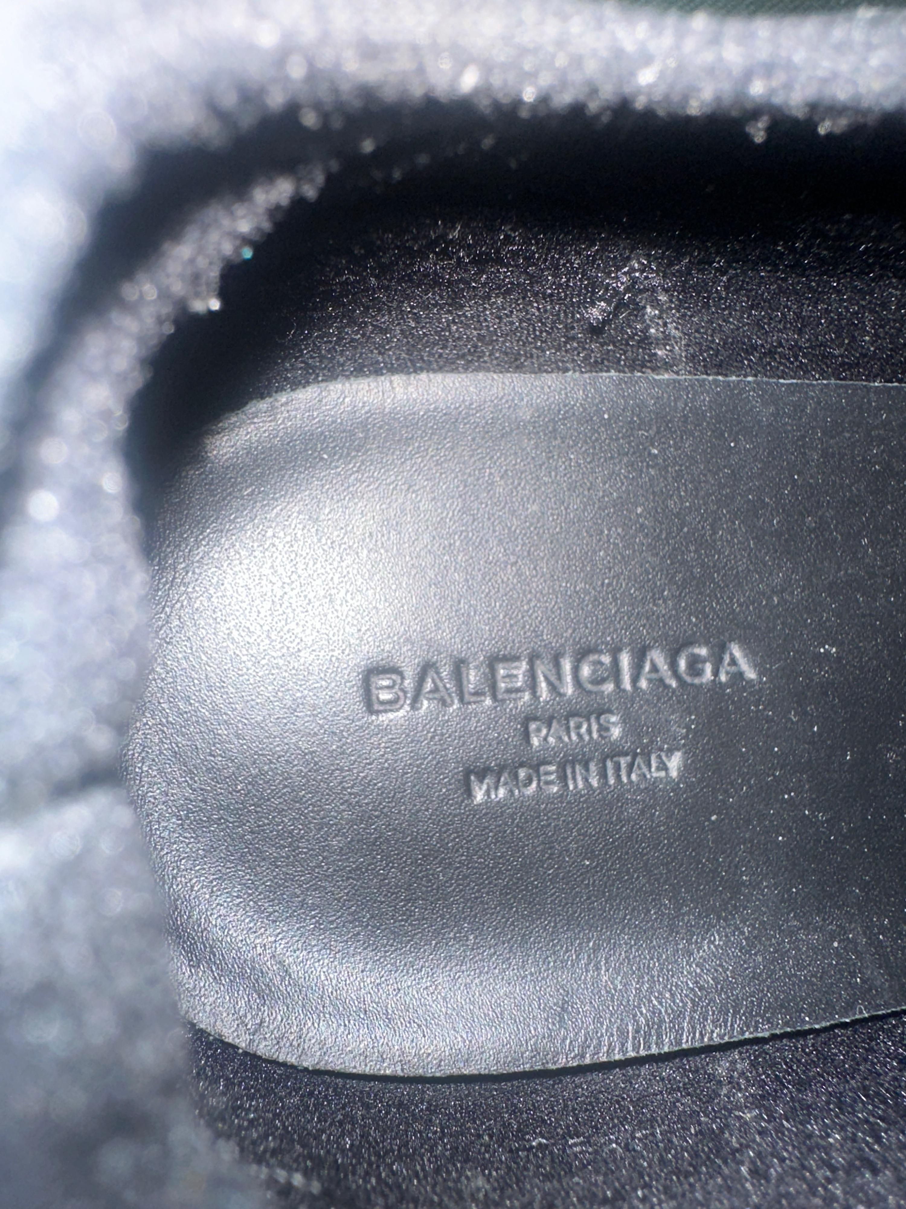 Balenciaga Black Race Runner Sneakers