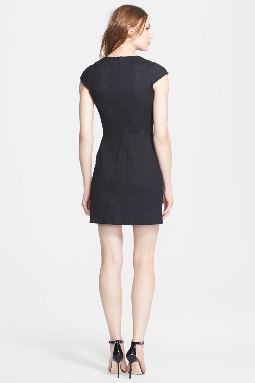 L'Agence Black Tailored Mini Dress
