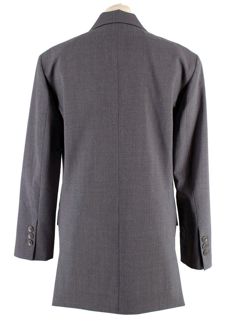 Maria McManus Grey Double Breasted Blazer