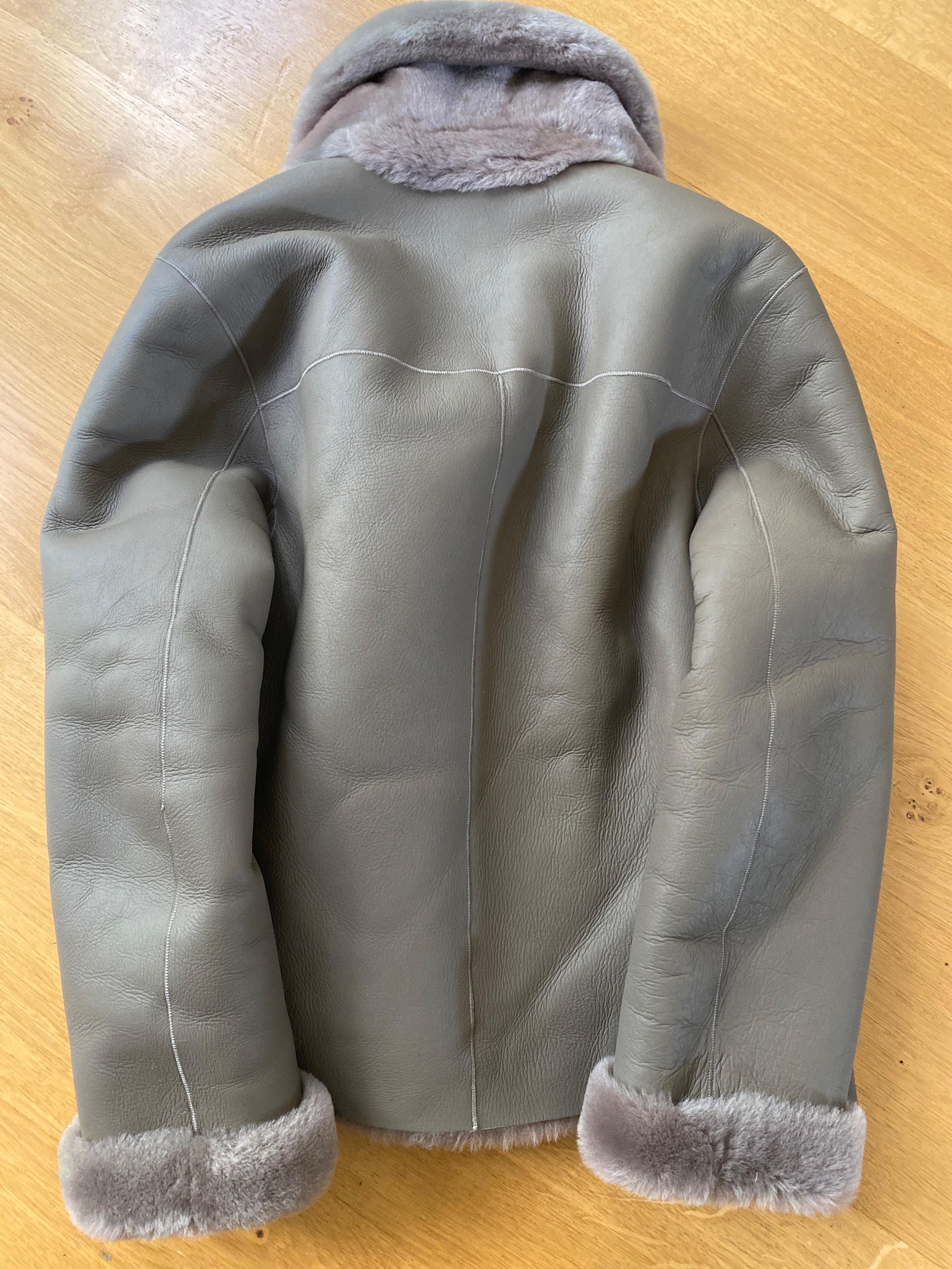 Calla Double Breasted Shearling Coat