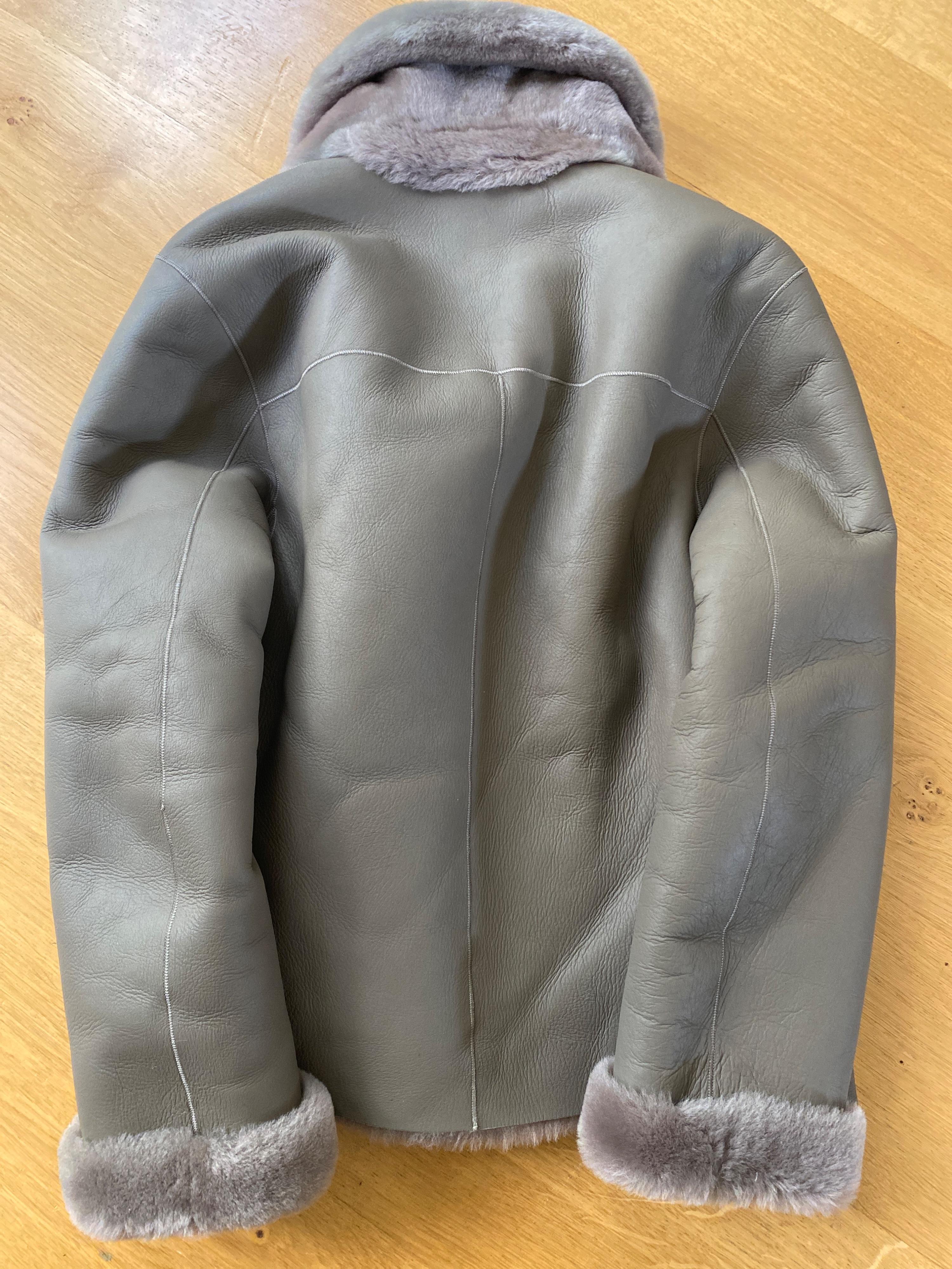 Calla Double Breasted Shearling Coat