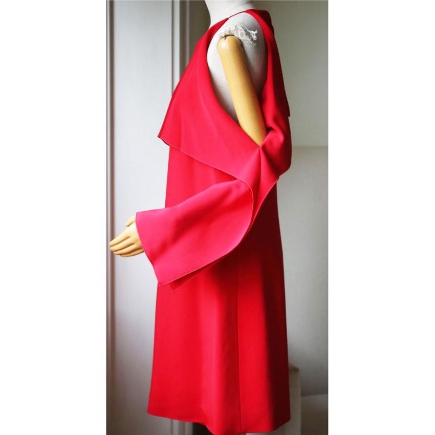 Rosetta Getta Red Stretch Cady Mini Dress