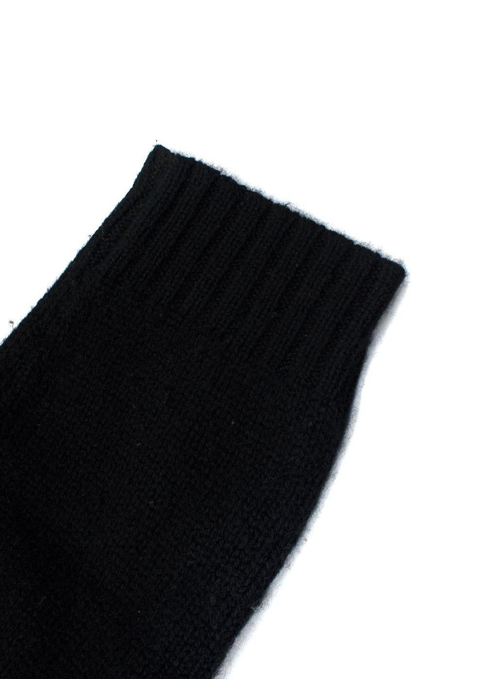 Dior Green Dinosaur Black Cashmere Knit