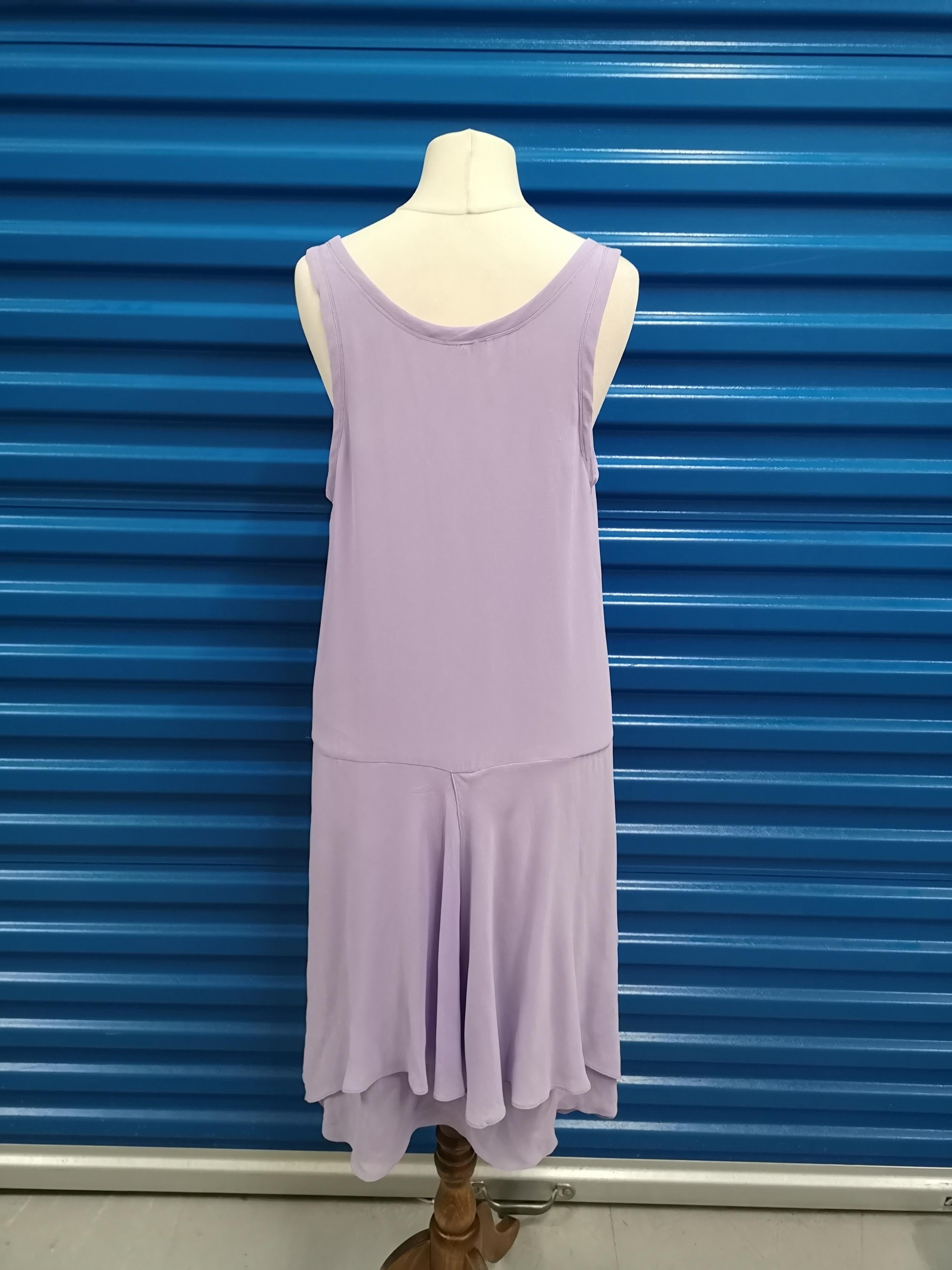 Joseph scoop-neck lilac dress