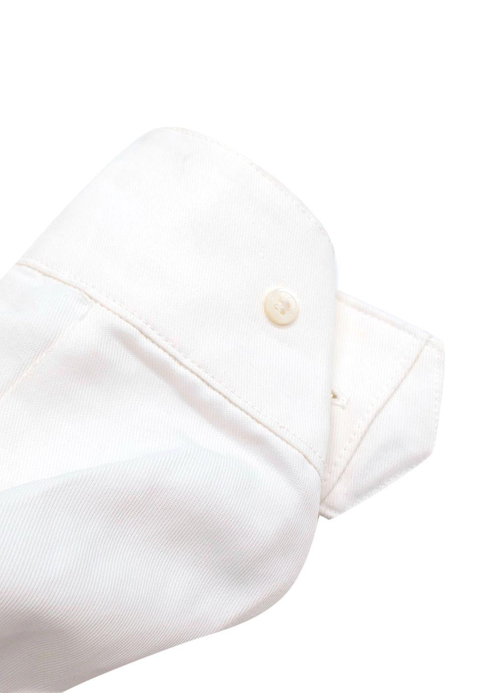 Toteme Off White Linen Blend Tracksuit Top