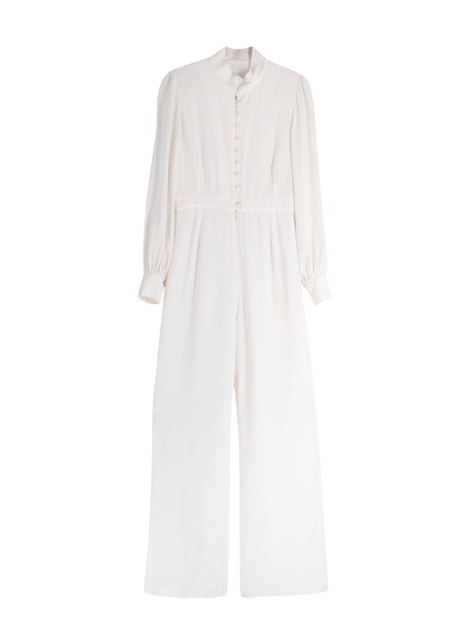 GOAT White Crepe Jumpsuit