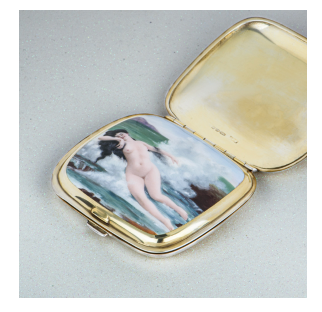 Sterling Silver Antique Cigarette Case