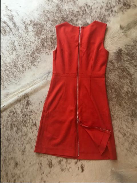 Diane Von Furstenberg Orange Sleeveless Dress