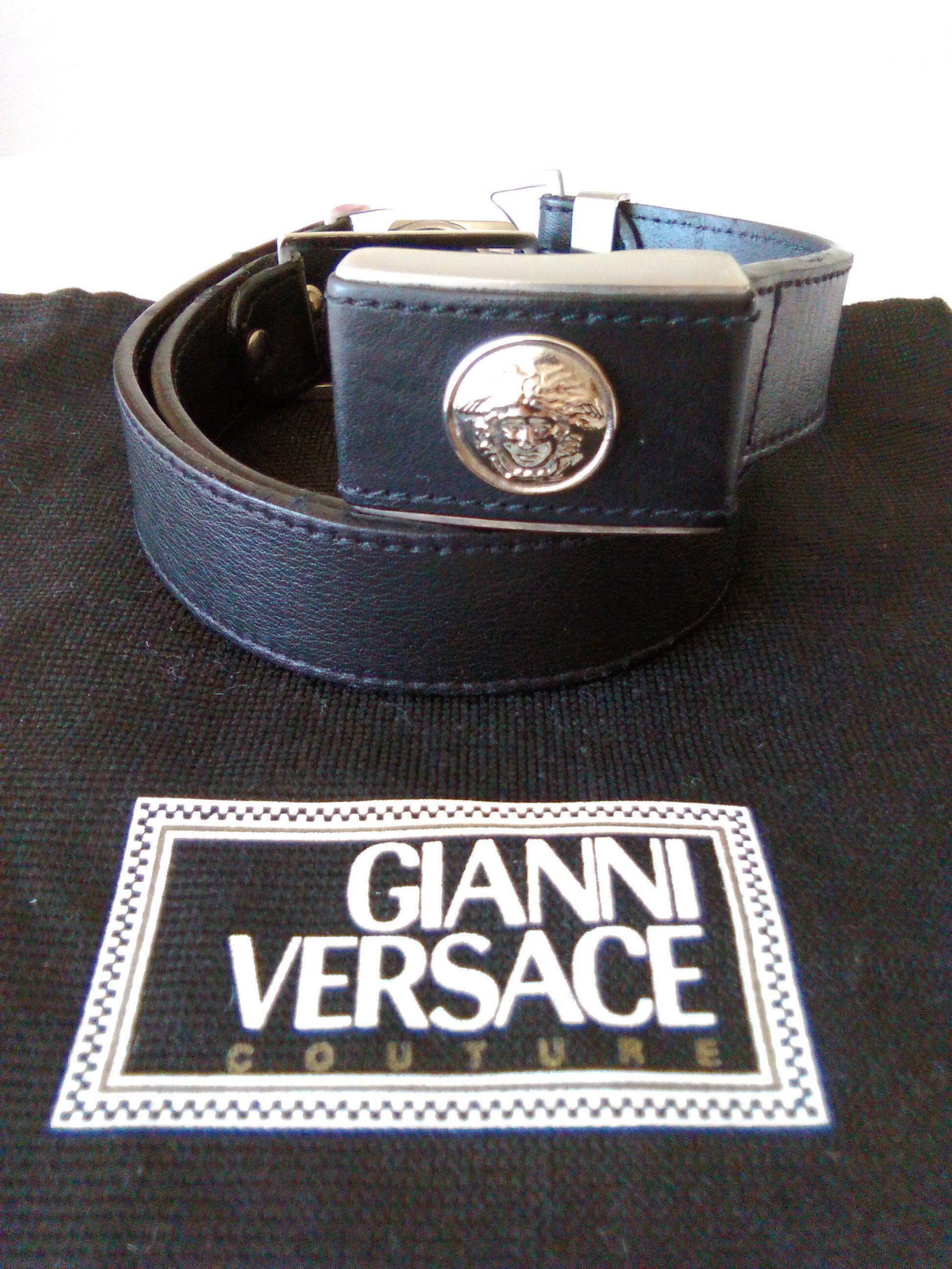 Gianni Versace vintage leather belt