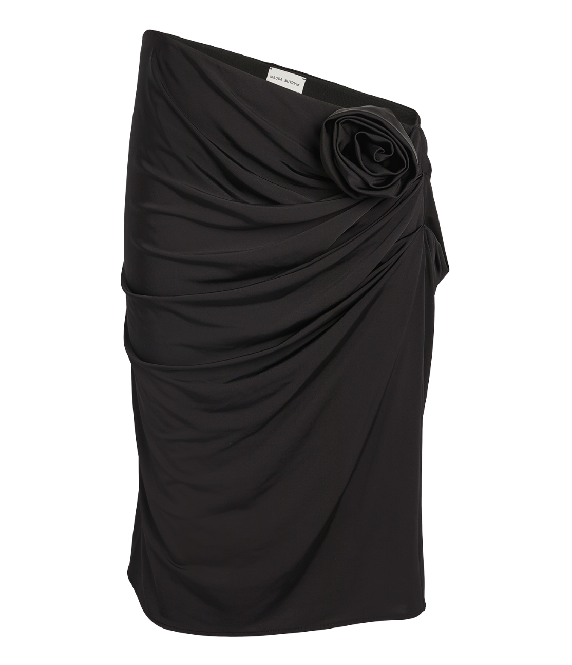 Magda Butrym Rose-Appliqué Skirt