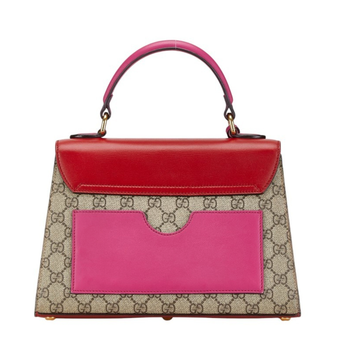 Gucci Supreme Coated Canvas And Leather Bag