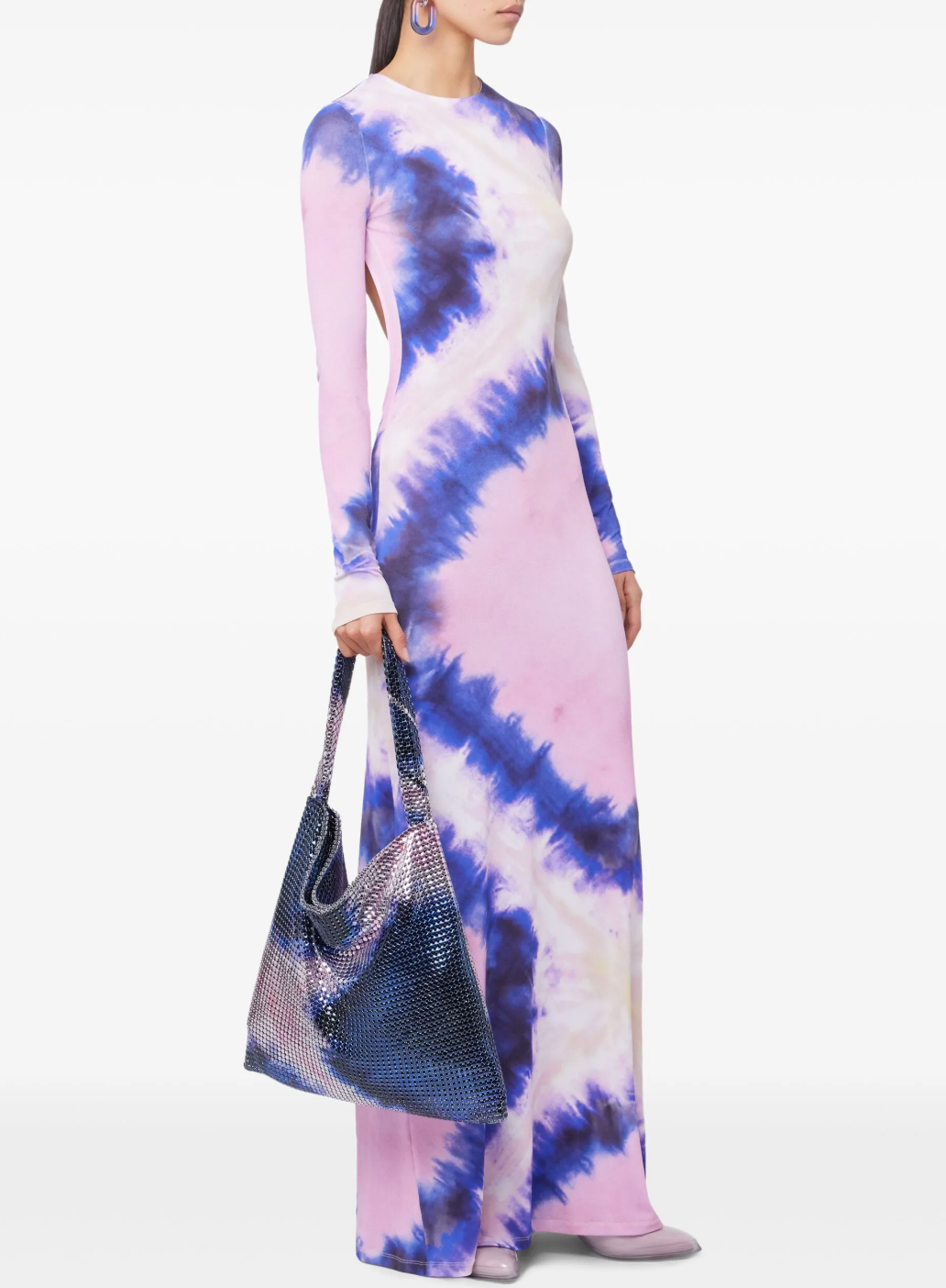 Rabanne Tie-dye Print Dress