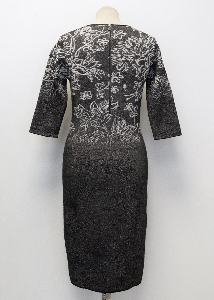 D. Exterior Grey and Metallic Dress