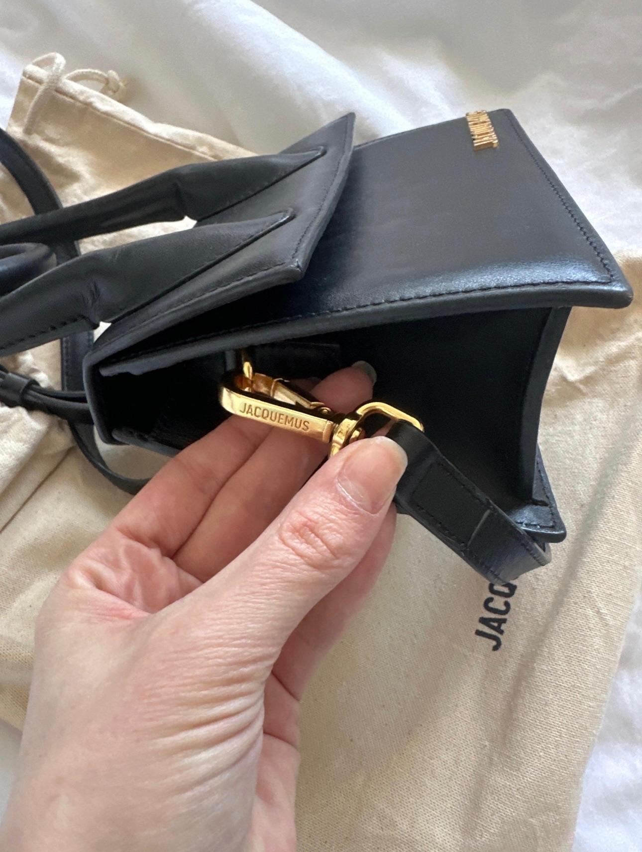 Jacquemus Black Leather Le Chiquito Bag